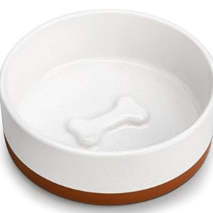White Dog Bowl