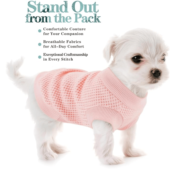 Light Pink Crocheted Sweater - Image 2